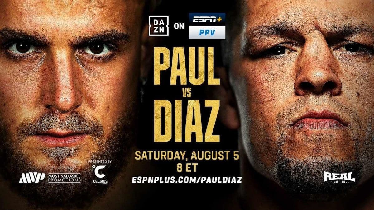 Jake Paul vs Nate Diaz: Pick, Prediction and Favorite Bets for Saturday’s Fight