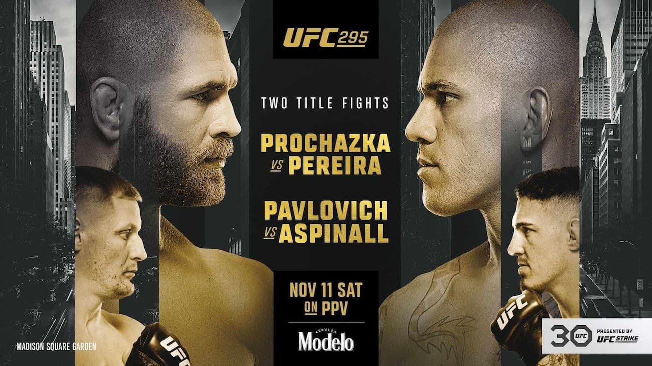 UFC 295: Prochazka vs Pereira - Main Card Prop Bets to Consider