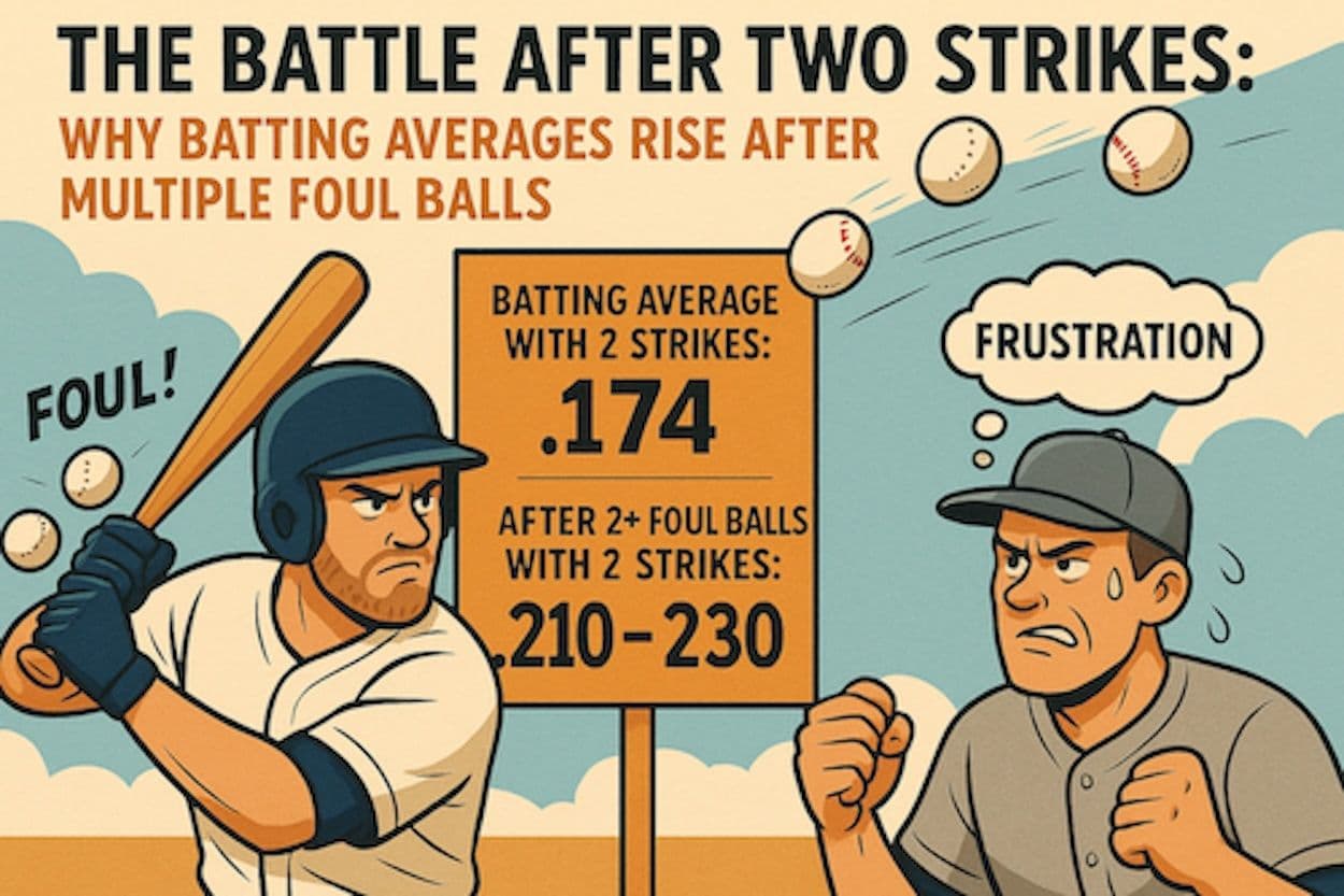 The Battle After Two Strikes: Why Batting Averages Rise After Multiple Foul Balls