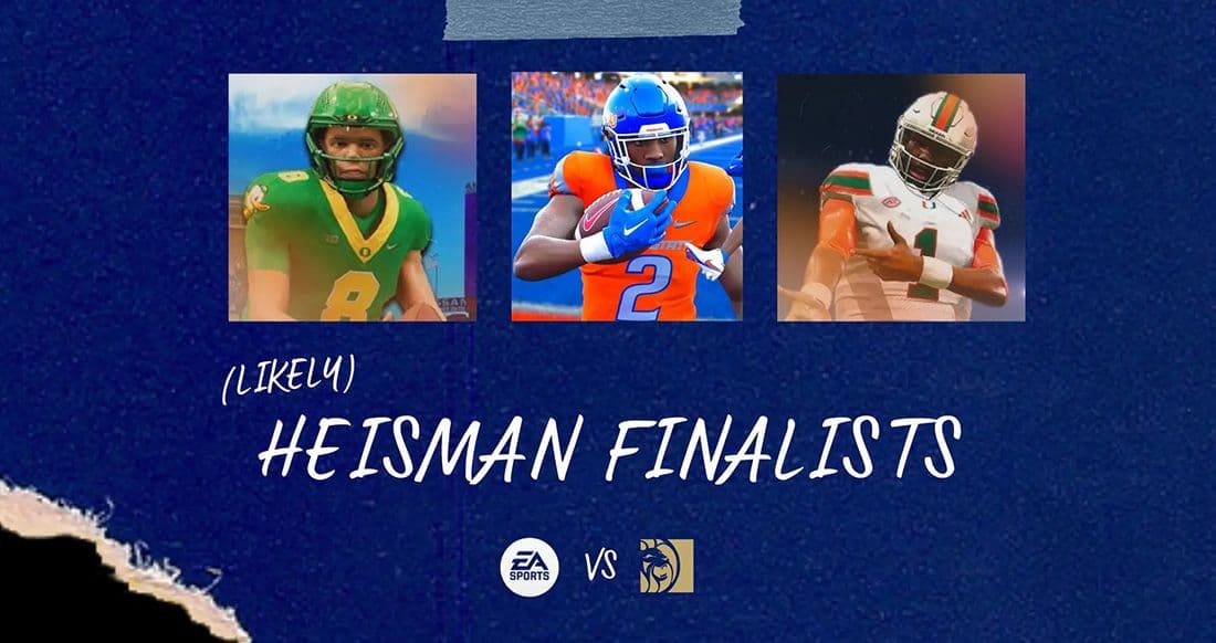 EA vs Vegas: Likely Heisman Finalists